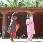 Ranjani dancing with her amma