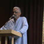 Dr Ramanarayan speaking at Nada Inbam in memory of Ranjani 2016