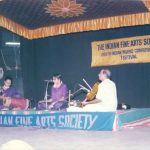 Ranjani rendering the concert at Indian Fine Arts Society