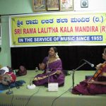Ranjani rendering the concert at Rama Lalitha Kala Mandira