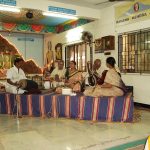 Ranjani rendering the concert at Ramana Kendra
